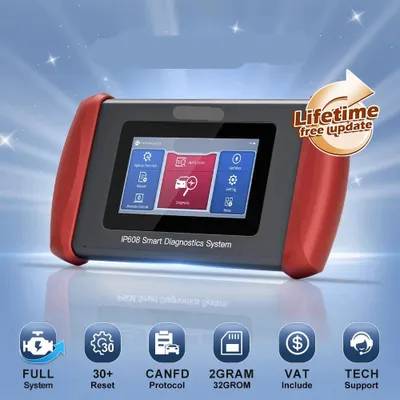 Obrázok produktu pre OBD2 diagnostický skener – diagnostický nástroj pre automobily – čítač chybových kódov – diagnostický skener – dotykový displej