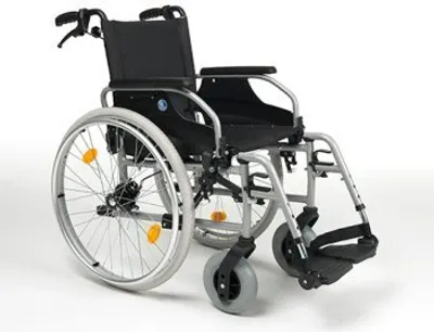 Produktbild von Leichtgewichtrollstuhl D200, mit Trommelbremse. B03.B06IN.AP6.C86.5.B74.B80,carbongrau>>>>SB 52 cm