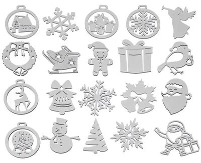 Produktbild von Hölzerne Ornamente - 20 Stück Ruhhy