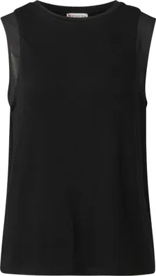 Produktbild von LTD QR jersey top w.chiffon sh 10001 Black Größe 44
