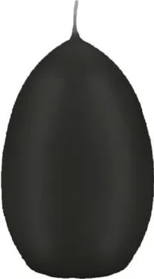 Produktbild von Eikerzen Schwarz 120 x Ø 80 mm, 6 Stück