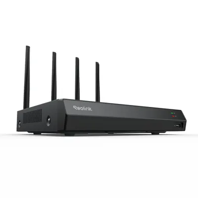Immagine prodotto di Reolink RLN12W, registratore NVR a 16 canali 2TB HDD 5/2,4 GHz Wi-Fi 6, registrazione locale 24/7, senza connessioni PoE, fino a 16TB, nero