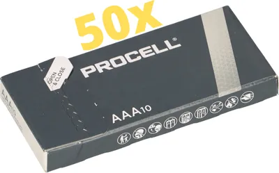 Zdjęcie produktu dla 500x Baterie Duracell Procell MN2400 Micro