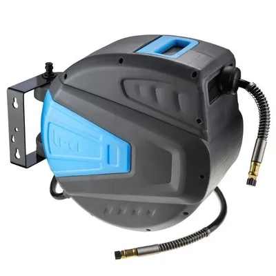 Image de Enrouleur de tuyau 1/4" Air comprimé 15m Support de tuyau Tambour PCL Automatique EU