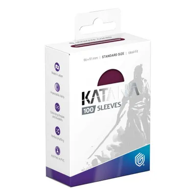 Produktbild von Ultimate Guard Katana Sleeves Standardgröße Radiant Plum (100)