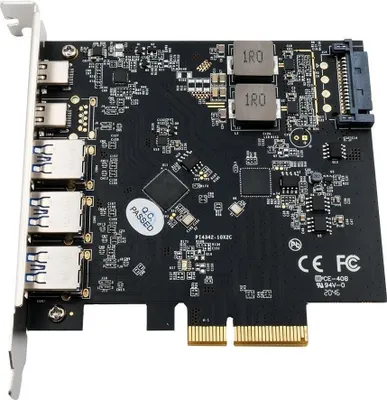Immagine prodotto di EXSYS EX-12006 Scheda d'interfaccia/adattatore USB 3.2 Gen 2 (3.1 Gen 2) incorporato (EX-12006)