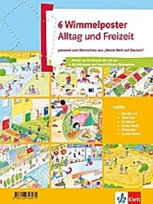 Zdjęcie produktu dla Meine Welt auf Deutsch. 6 Wimmelposter Alltag und Freizeit