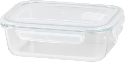 Immagine prodotto di Contenitore MagicHome, in vetro, rettangolare, 1000 ml, con coperchio, con valvola di sfiato
