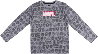 Produktbild von Marvel Langarm-T-Shirt, grau, Größe 14