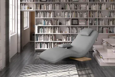 Image de Chaise longue Lounge Relax Fauteuil Canapé Chaise longue Textile
