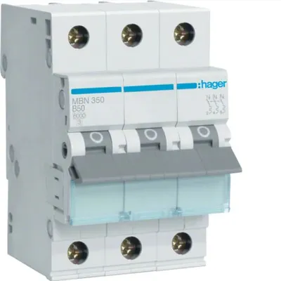 Produktbild von Überstromschutzschalter 3P B 50A MBN350