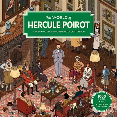 Produktbild von The World of Hercule Poirot 1000 Piece Puzzle: A 1000-Piece Jigsaw Puzzle