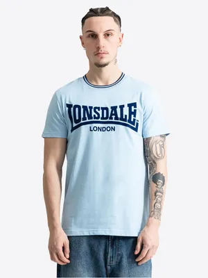 Zdjęcie produktu dla Koszulka męska o standardowym kroju POTTERNEWTON Niebieska/Granatowa S Lonsdale
