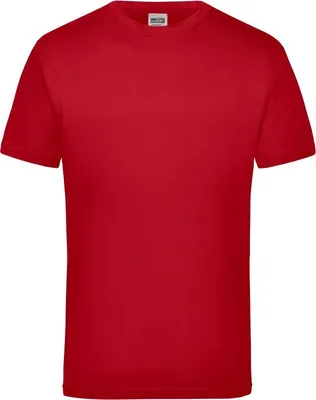 Produktbild von James & Nicholson Workwear-T Men Gr. 3XL, rot
