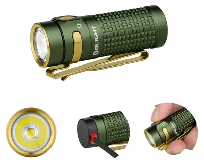 Imagen del producto de OLIGHT Baton 4: Pequeña linterna LED recargable, ideal para el uso diario