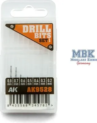 Obrázok produktu pre AK Interactive S.L. AK-9528 Sada vrtákov 1 (AB1602L05)