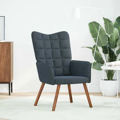 Produktbild von vidaXL Relaxsessel Dunkelgrau Samt