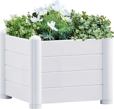 Produktbild von Maison Exclusive - Garten-Hochbeet PP Weiß 43x43x35 cm