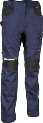 Productafbeelding van Cofra werkbroek, kniestukken van ribstof, stretch, blauw, maat 58