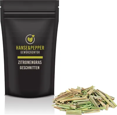 Produktbild von 250g Zitronengras geschnitten Lemongras natürlich vom Hanse&Pepper Gewürzkontor - Gourmet Serie