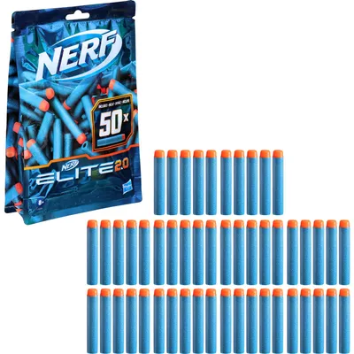 Productafbeelding van Nerf Elite 2.0, navulpak met 50 pijltjes, voor Nerf-geweren
