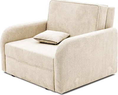 Produktbild von Sessel mit Schlaffunktion, Schlafsessel für Wohnzimmer, SOMO 80cm, Beige