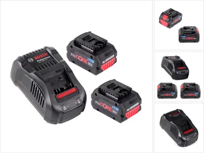 Zdjęcie produktu dla Zestaw startowy Bosch Professional 18 V 2x akumulator ProCORE 8,0 Ah + ładowarka GAL 1880 CV ( 1600A01C4K )