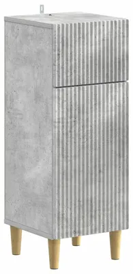 Imagen del producto de Armario de almacenamiento para baño ARNHEM, color gris cemento