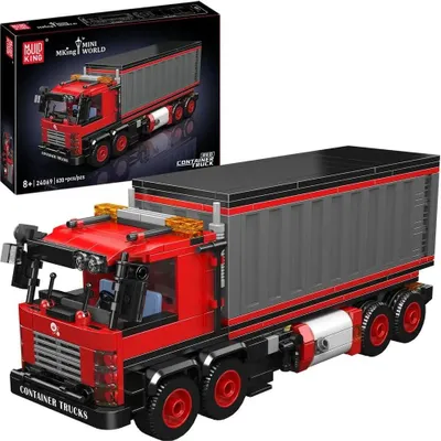 Productafbeelding van Playfun Ltd. Mould King Containervrachtwagen, 630 onderdelen