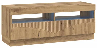 Obrázok produktu pre vidaXL TV skrinka s LED osvetlením, Imitácia "Artisan" (dubové drevo)