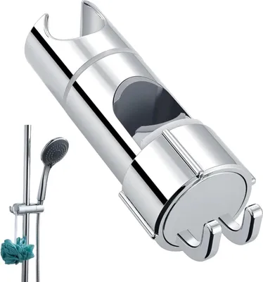 Produktbild von Duschkopfhalter Chrom silber Ø 18-25mm Verstellbar
