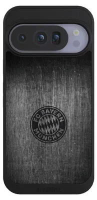 Produktbild von NIVOCASE Handyhülle für Google Pixel 10 Pro  Hülle NIVOpure Case Schwarz FC Bayern München FCB Metallic Look