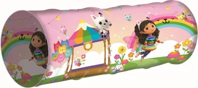 Productafbeelding van John Gabby's Poppenhuis-pop-up tunnel, 150 cm lang, diameter 45 cm