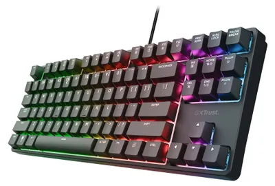 Immagine prodotto di Tastiera meccanica TKL, layout QWERTY americano, colore nero
