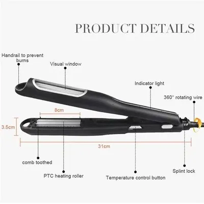 Produktbild von Professionele krultang für lockiges Haar, automatische keramische Kraultang, voluminöse Kraultang, Salonstylingtool für lockiges Haar