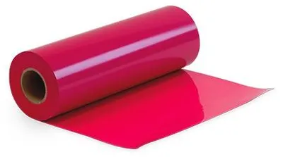 Produktbild von Plottermarie Plotterfolie Premium Flockfolie mit samtiger Oberfläche – Plotterfolie für Textildruck, T-Shirts, Baumwolle,  100 x 50 cm - 241 Neon Pink