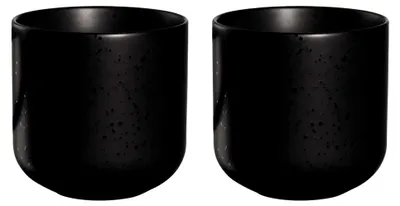 Produktbild von 2er Set Teebecher kuro Porzellan 0,2 l, Schwarz