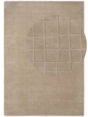 Produktbild von Villeroy & Boch Wollteppich Kenso, Braun, handgewebt, wärmeisolierend, Natürlich - 160x230 cm
