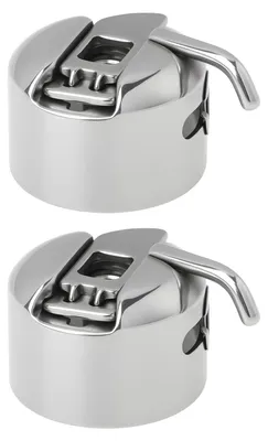 Nähmaschinen-Spulenkapsel 20 mm, 2 Stück, für Necchi 524/270/559