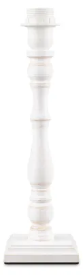 Produktbild von Home Sweet Home Tischlampenfuß Woodi 12/12/38cm - Weiß