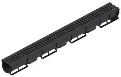 Zdjęcie produktu dla Rynna odpływowa Easy1, klasa A15, wykonana z tworzywa sztucznego, długość 100 cm