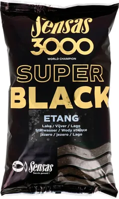 Obrázok produktu pre Sensas Kŕmenie 3000 Super Black 1kg