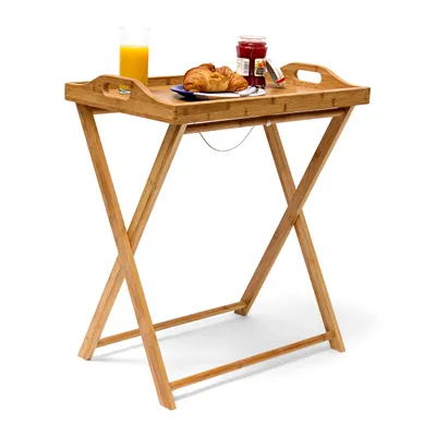 Produktbild von relaxdays Tablett braun rechteckig 55,0 x 35,0 cm