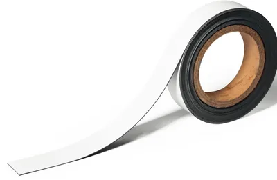 Produktbild von Kennzeichnungsband magnetisch 30 5mx30mm weiß Packung mit 10 Stück