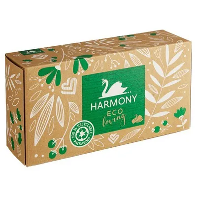 Obrázok produktu pre Kozmetické utierky 3-vrstvové HARMONY ECO LOVING – 100ks 30508