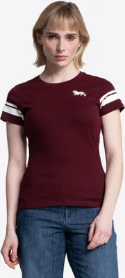 Image de T-shirt femme CORTON Oxblood/Ecru XXL Lonsdale