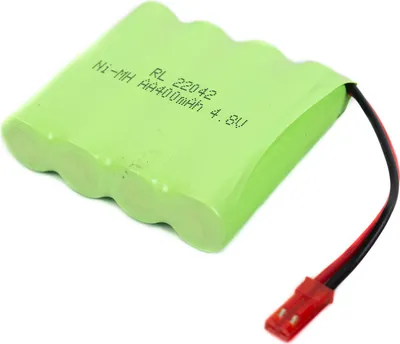 Obrázek produktu pro Nabíjecí akumulátor Ni-MH 400 mAh 4,8 V JST konektor červený