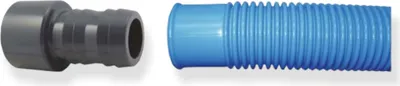 Produktbild von Poolschlauch PVC Schlauchtüllen mit Klebestutzen - 50 mm / 38 mm