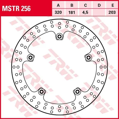 Immagine prodotto di Disco freno TRW Allround Semifloating MSTR256 F800S E8ST
