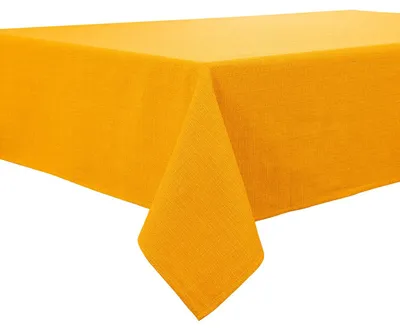 Rechteckige Tischdecke, wasserdicht, 180x140 cm, Gold, Polyester